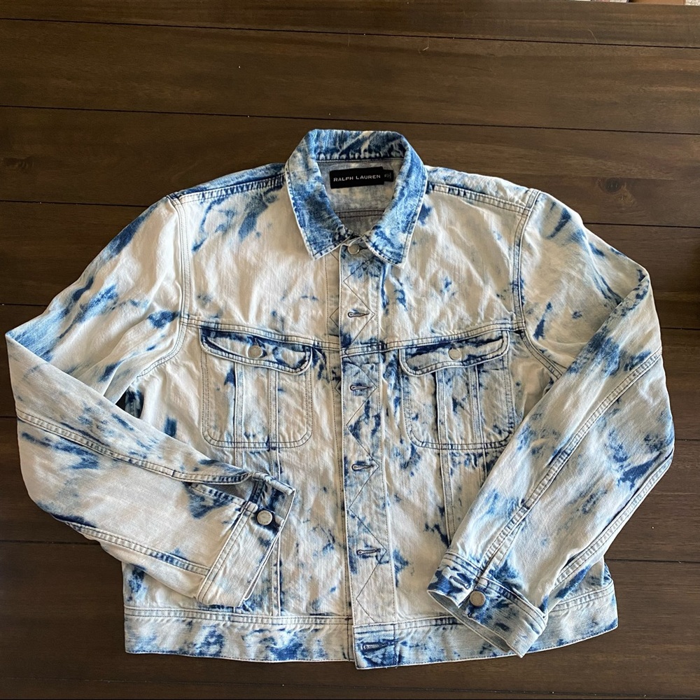 Ralph Lauren Black Label Acid Wash Denim Jacket